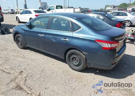 2014 Nissan Sentra Fe+ S/Fe+ Sv/S/Sl/Sr/Sv z USA, uszkodzony, nr VIN 1N4AB7APXEN854352